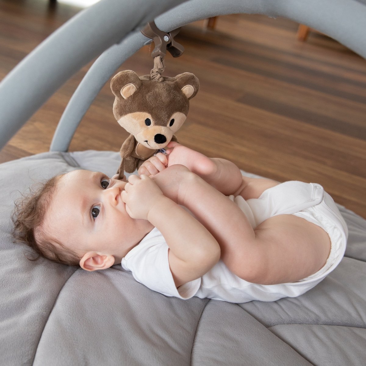 Sensory Pram Toy - Banjo The Bear