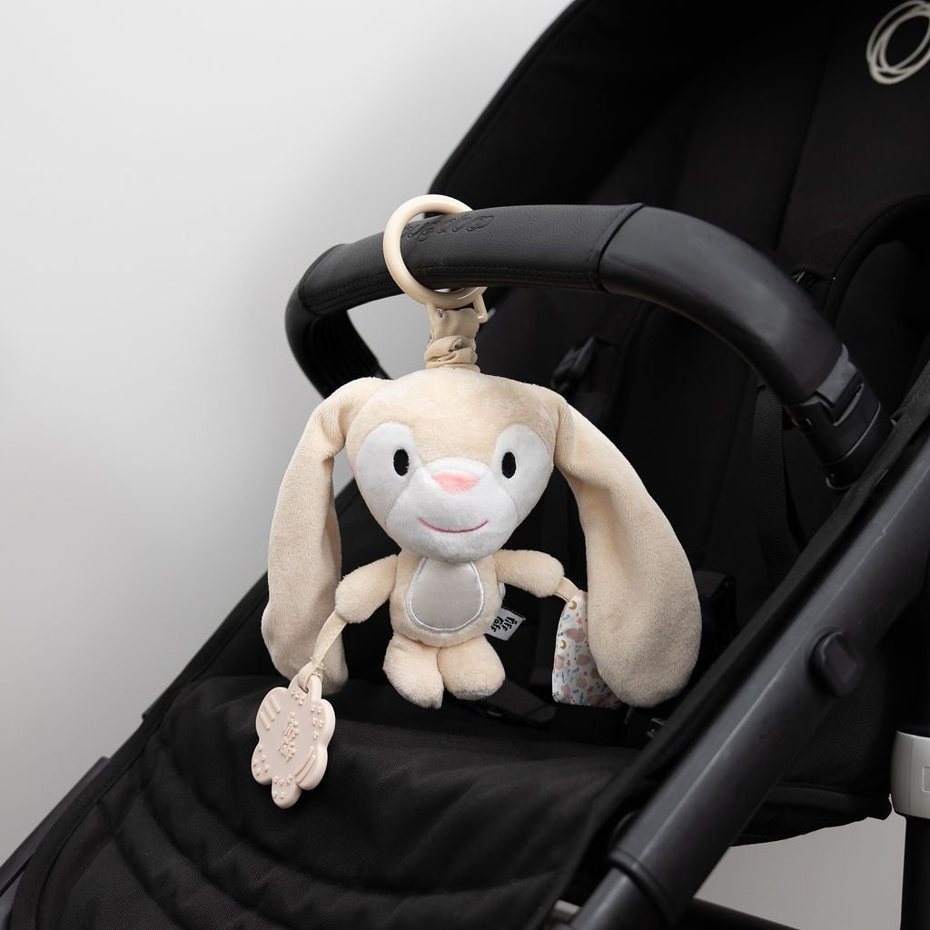 Sensory Pram Toy - Clover The Bunny